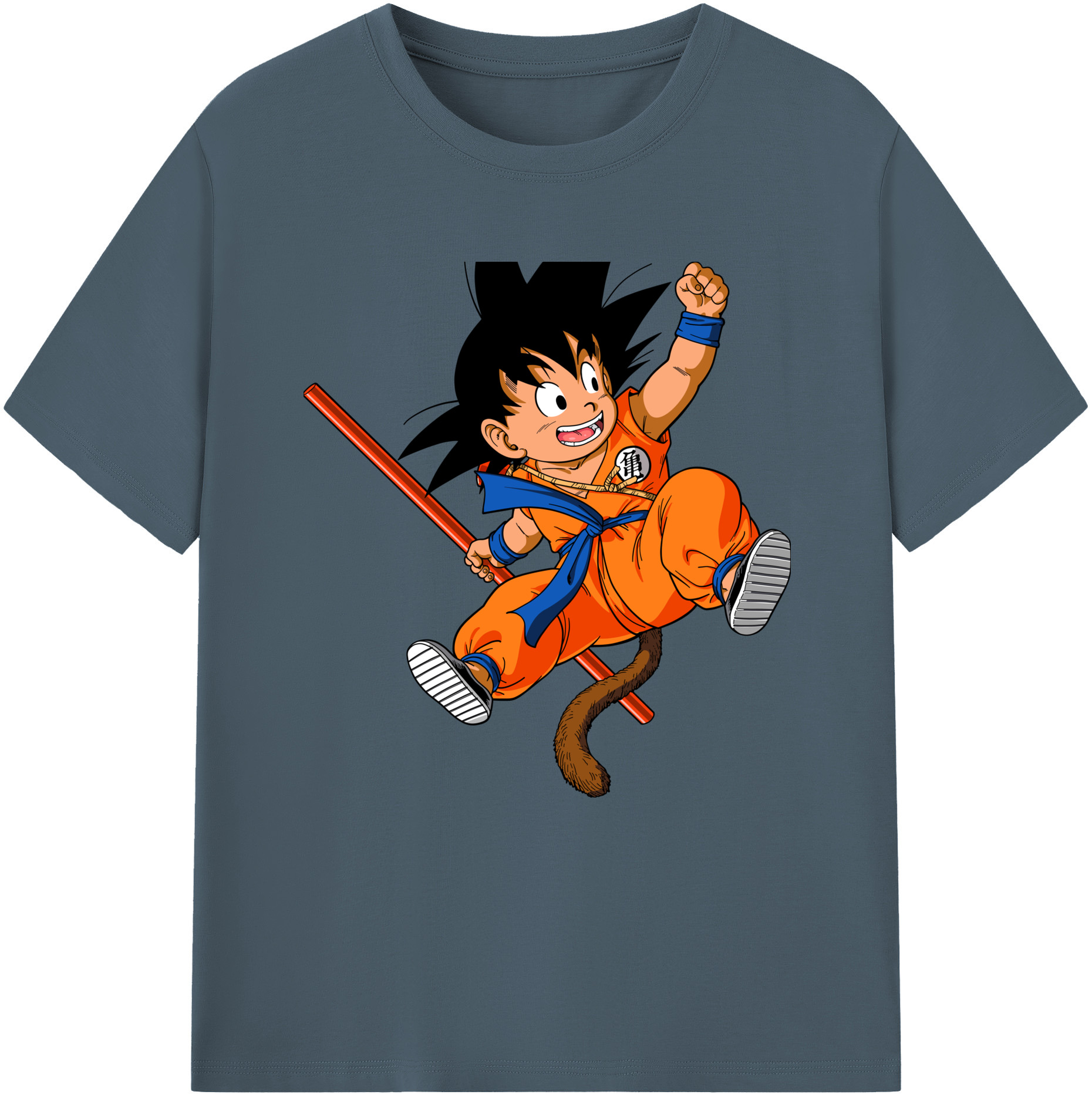 （画像用） ドラゴンボール 孫悟空（そん ごくう）Son Goku カカロット DRAGON BALL Kakarotto 綿100％半袖Tシャツ（フロントプリント）